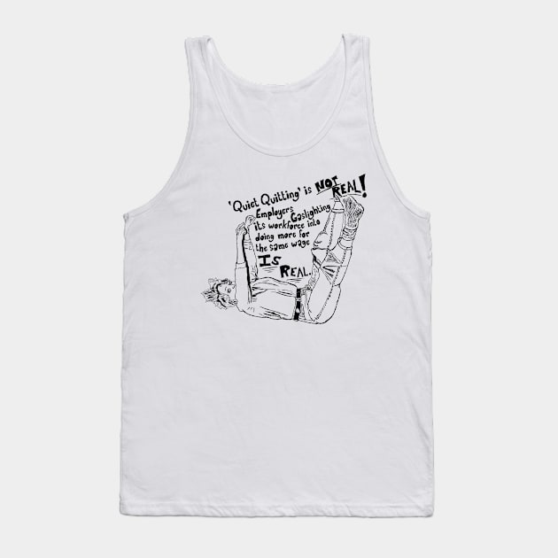 Quiet Quitting Tank Top by Thread Dazzle